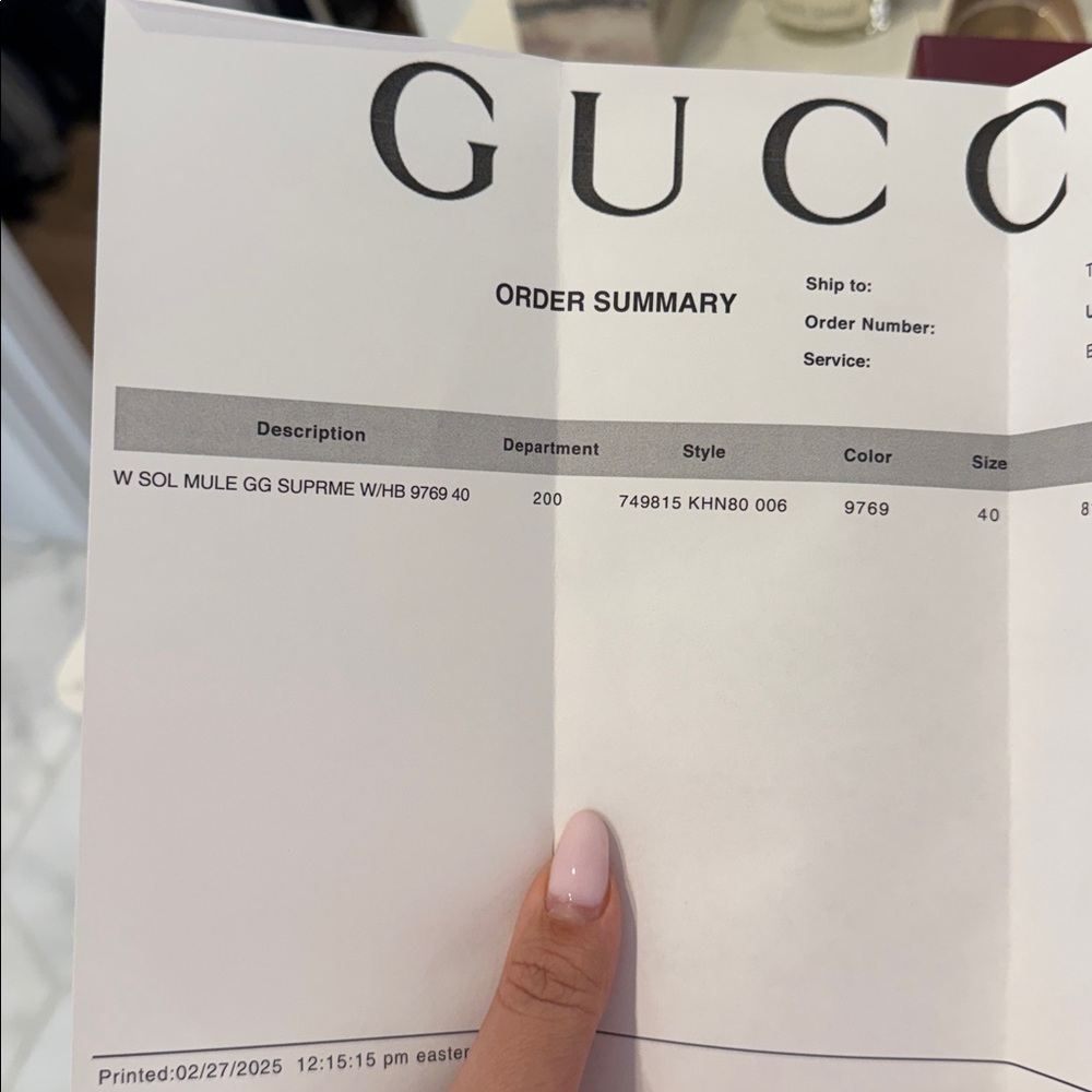 Gucci Beige/Brown GG Supreme Canvas Horsebit Mule - Picture 5 of 5